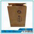 2016 Fatory Direct Selling Custom High Quality Low Price Recycle Shopping Brown Paper Bag